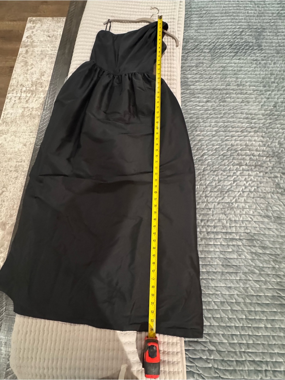 ALFRED SUNG One-Shoulder Black Evening Gown - Picture 14 of 17